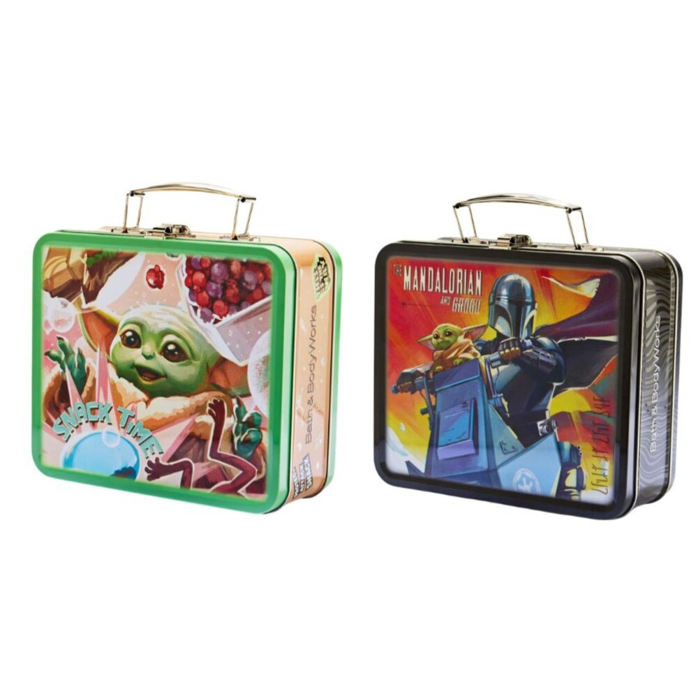 Bath & Body Works Star Wars Mandalorian & Grogu Lunchbox Tins Set of 2